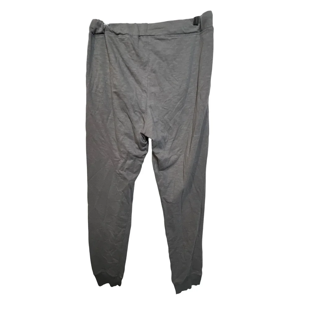 Bread & Boxers Mens Gray Cotton Blend Slub Lounge Jogger Pants Small